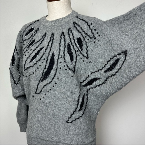 Vintage Embellished Batwing Sweater - Picture 11 of 14